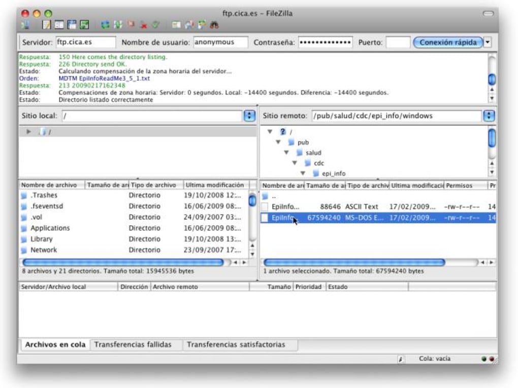 download filezilla client mac